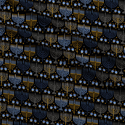 Hanukkah Gifts Pattern 9 Minky Fabric