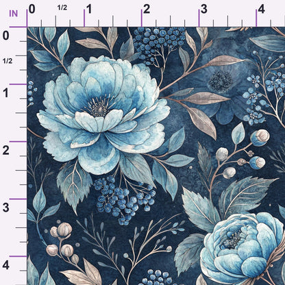 Harbor Blossoms Pattern 13 Minky Fabric