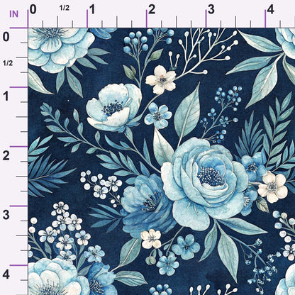 Harbor Blossoms Pattern 14 Minky Fabric