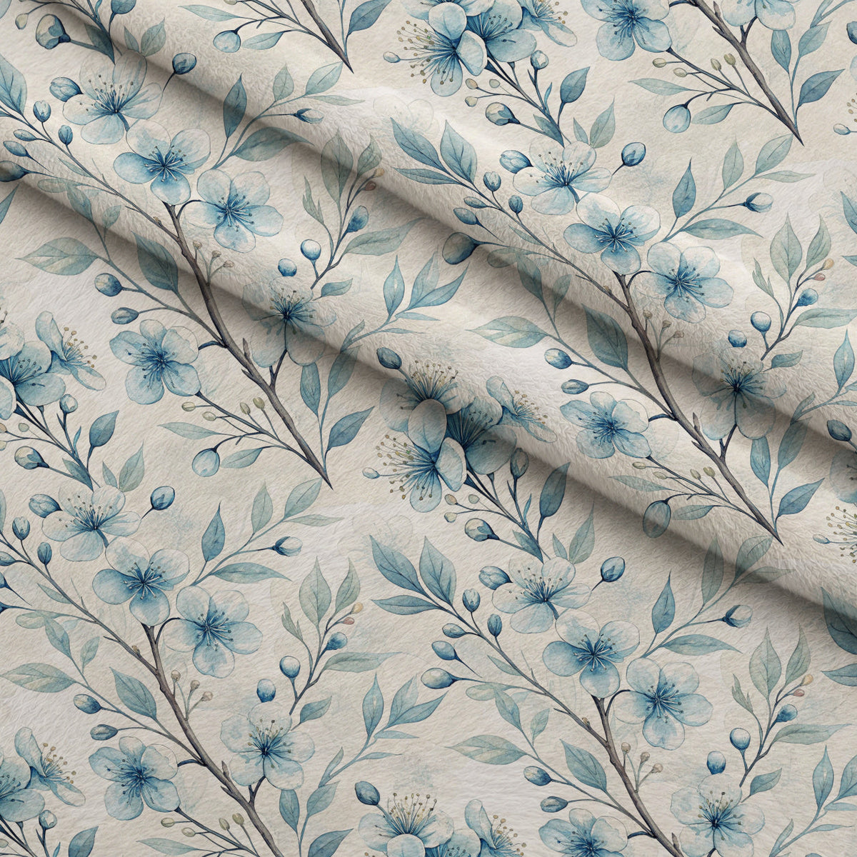Harbor Blossoms Pattern 15 Minky Fabric