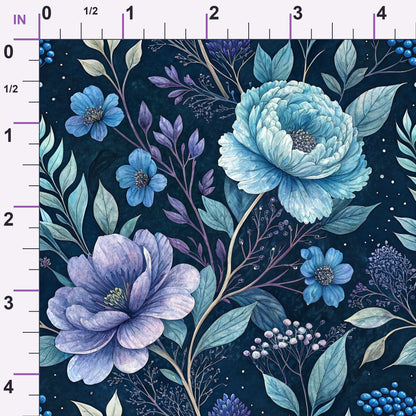 Harbor Blossoms Pattern 17 Minky Fabric