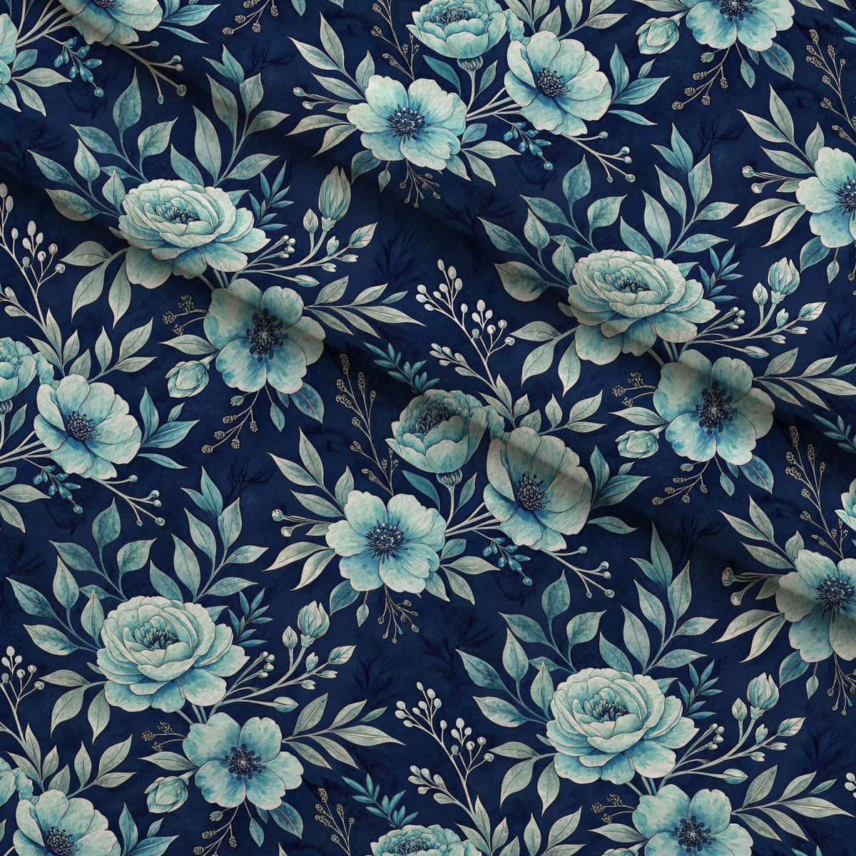 Harbor Blossoms Pattern 18 Minky Fabric