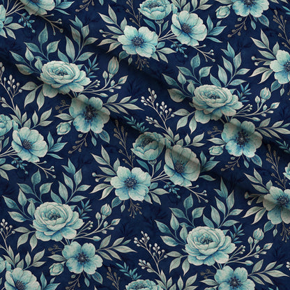 Harbor Blossoms Pattern 18 Minky Fabric