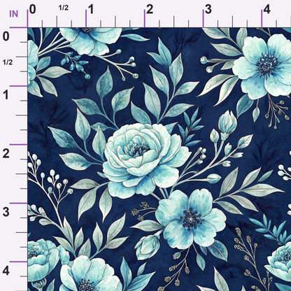 Harbor Blossoms Pattern 18 Minky Fabric