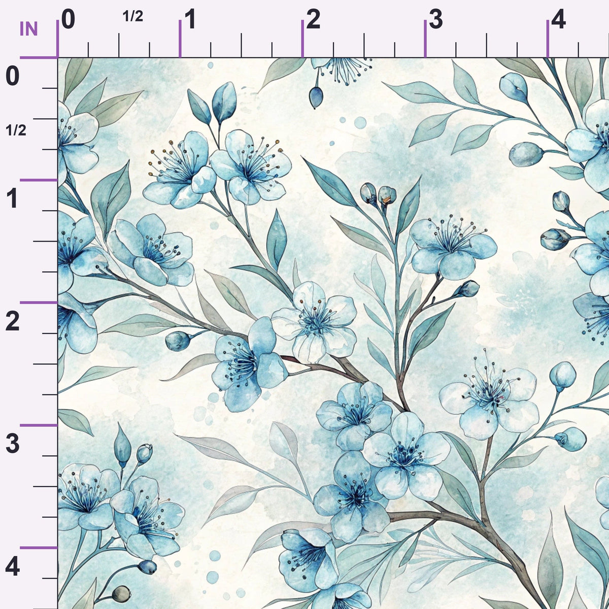 Harbor Blossoms Pattern 19 Minky Fabric