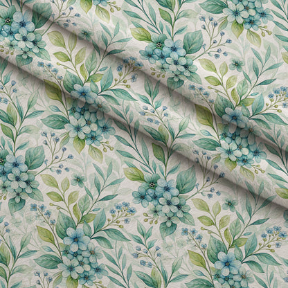 Harbor Blossoms Pattern 2 Minky Fabric