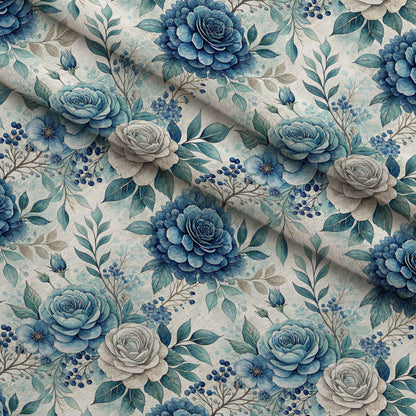 Harbor Blossoms Pattern 20 Minky Fabric