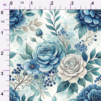 Harbor Blossoms Pattern 20 Minky Fabric