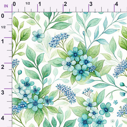 Harbor Blossoms Pattern 21 Minky Fabric