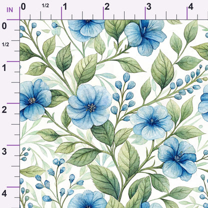 Harbor Blossoms Pattern 22 Minky Fabric