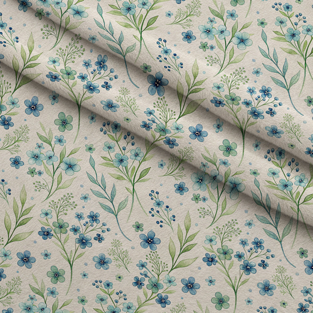 Harbor Blossoms Pattern 25 Minky Fabric