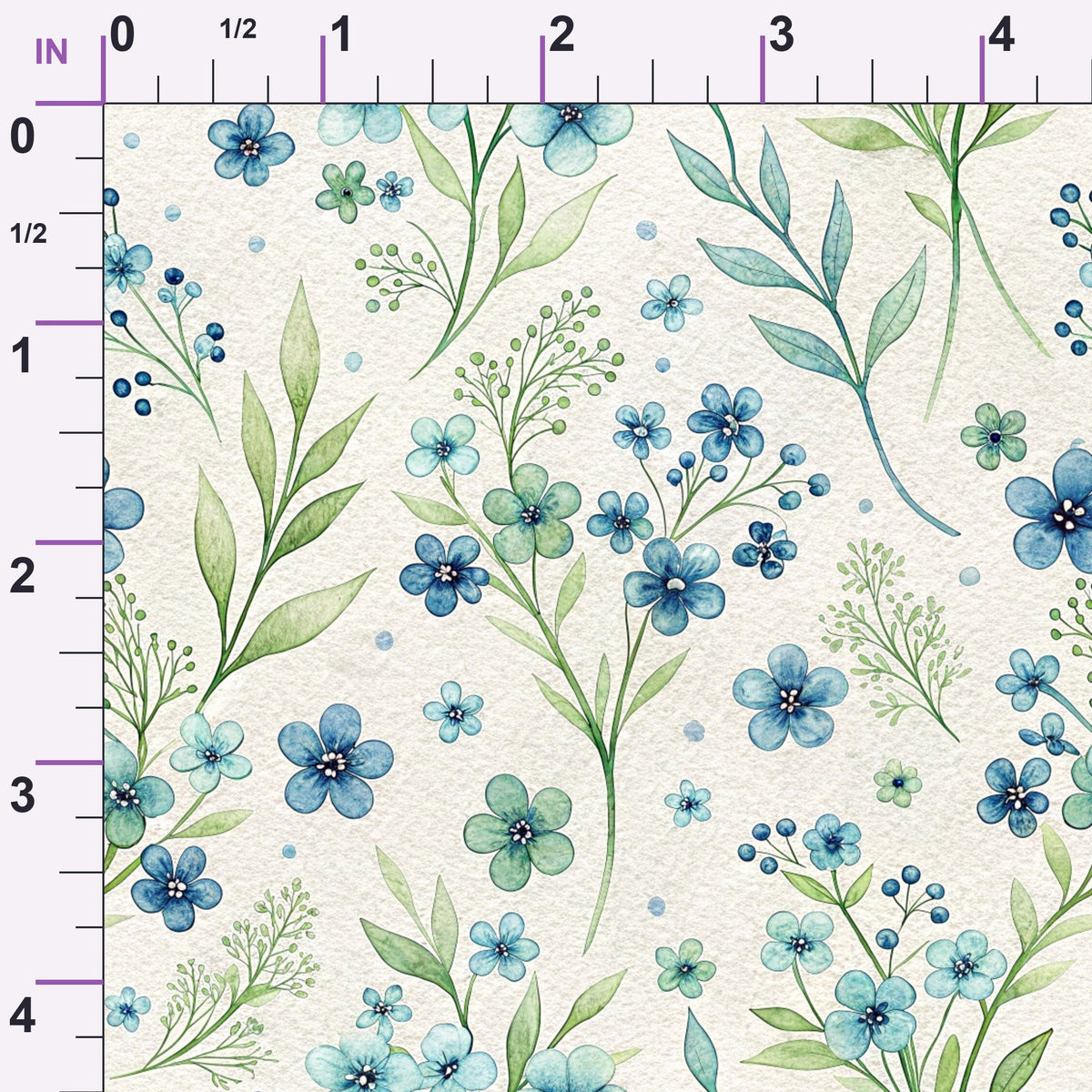 Harbor Blossoms Pattern 25 Minky Fabric