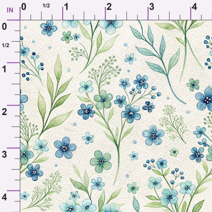 Harbor Blossoms Pattern 25 Minky Fabric