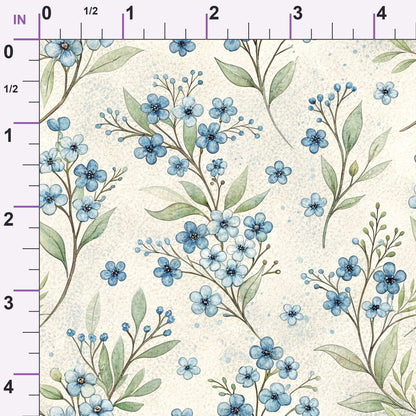 Harbor Blossoms Pattern 28 Minky Fabric