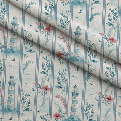 Harbor Blossoms Pattern 29 Minky Fabric