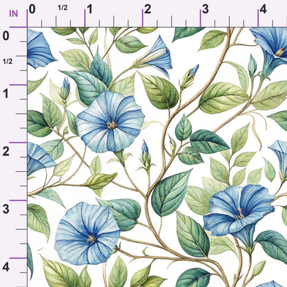 Harbor Blossoms Pattern 3 Minky Fabric
