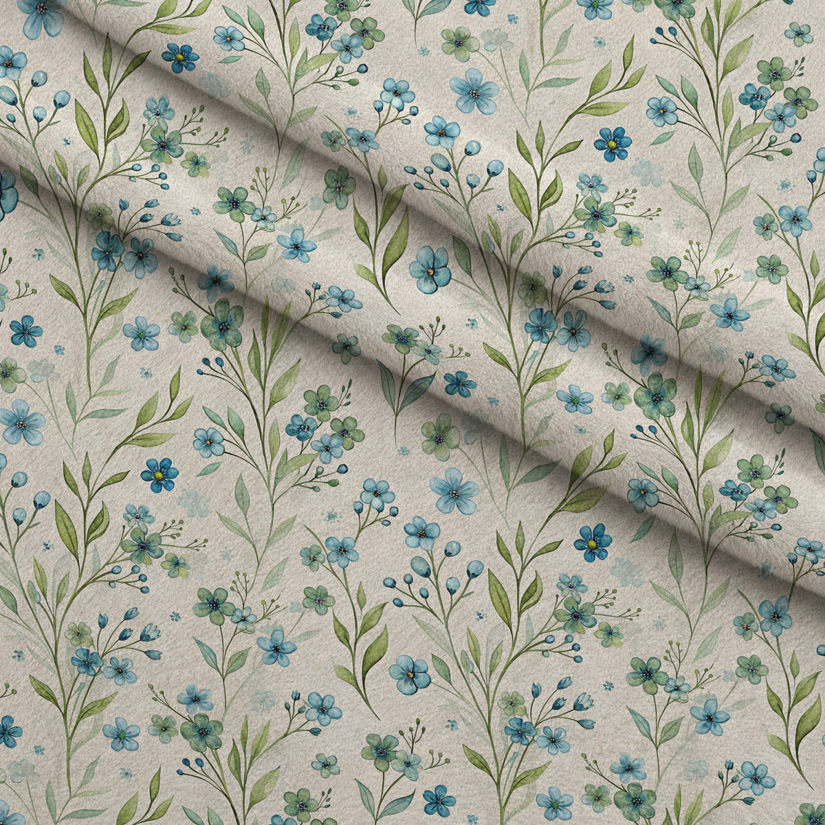 Harbor Blossoms Pattern 6 Minky Fabric