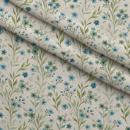 Harbor Blossoms Pattern 6 Minky Fabric