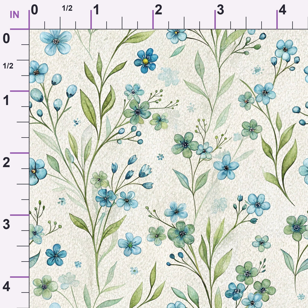 Harbor Blossoms Pattern 6 Minky Fabric