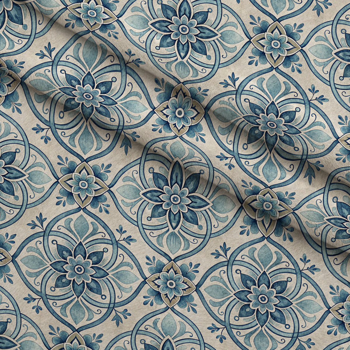 Harbor Blossoms Pattern 7 Minky Fabric