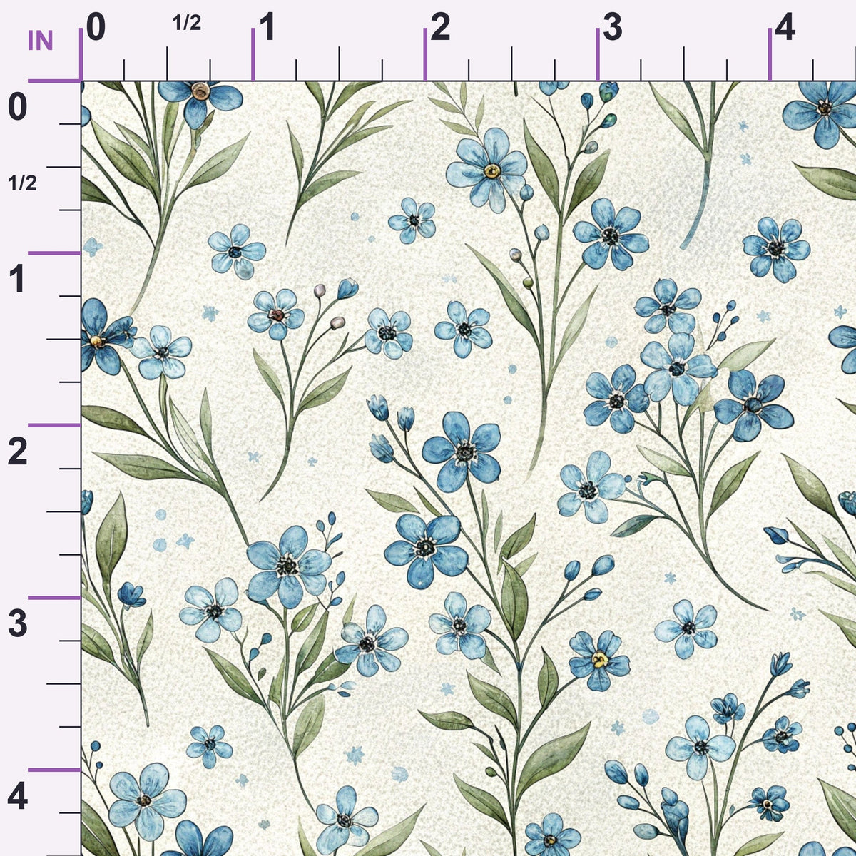 Harbor Blossoms Pattern 9 Minky Fabric