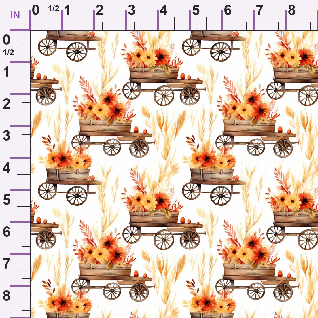 Harvest Maze Pattern 8 Minky Fabric