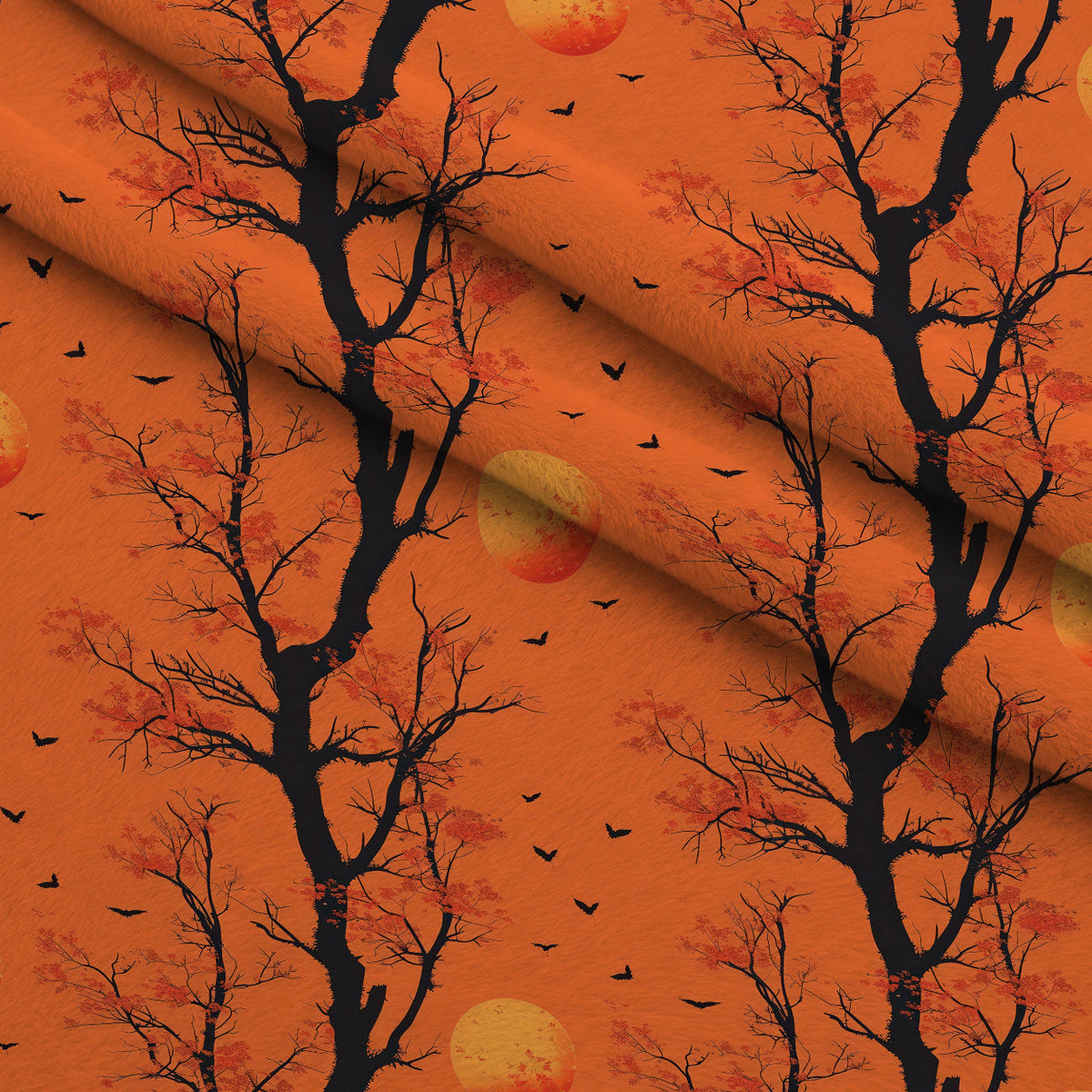 Harvest Moon Branches Pattern 10 Minky Fabric