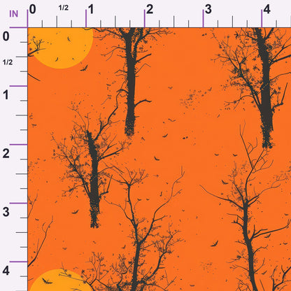 Harvest Moon Branches Pattern 5 Minky Fabric