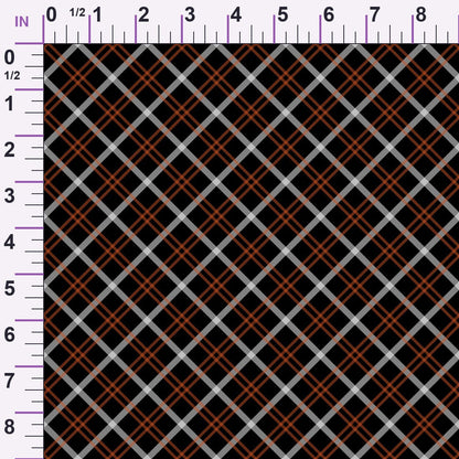 Harvest Tartan Pattern 10 Minky Fabric