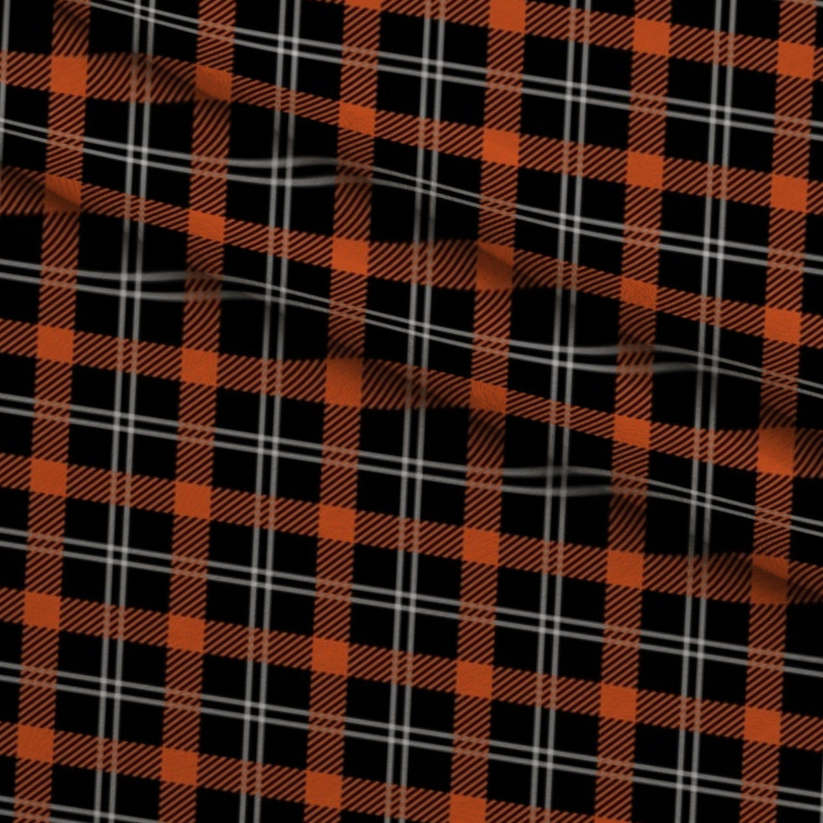 Harvest Tartan Pattern 15 Minky Fabric