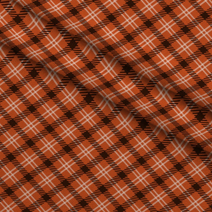 Harvest Tartan Pattern 17 Minky Fabric