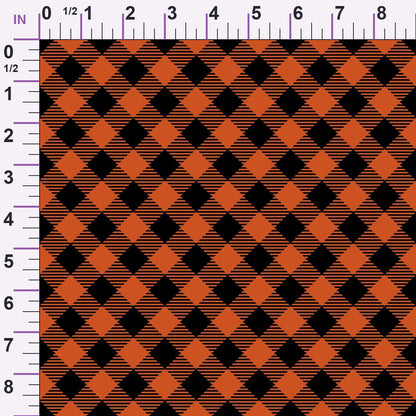 Harvest Tartan Pattern 18 Minky Fabric