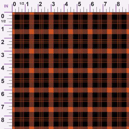 Harvest Tartan Pattern 19 Minky Fabric