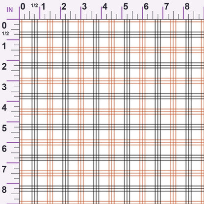 Harvest Tartan Pattern 20 Minky Fabric