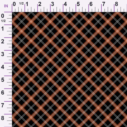 Harvest Tartan Pattern 4 Minky Fabric