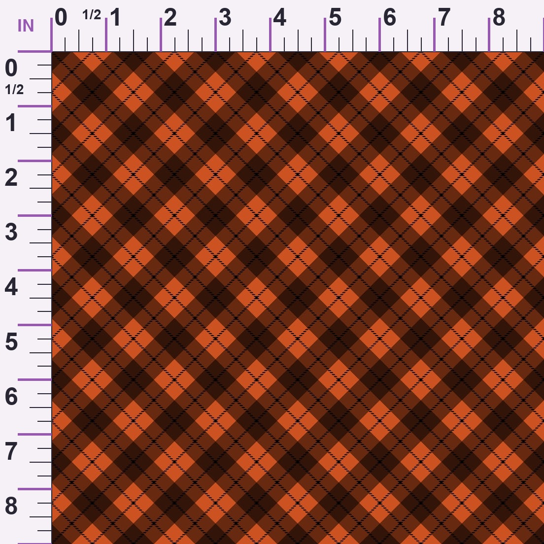 Harvest Tartan Pattern 6 Minky Fabric