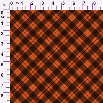 Harvest Tartan Pattern 6 Minky Fabric