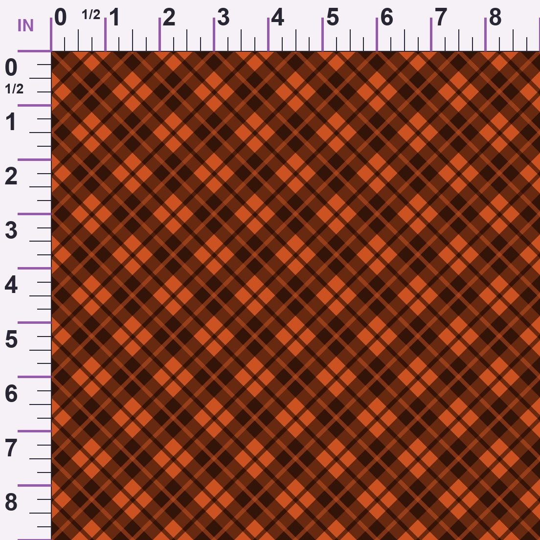 Harvest Tartan Pattern 8 Minky Fabric