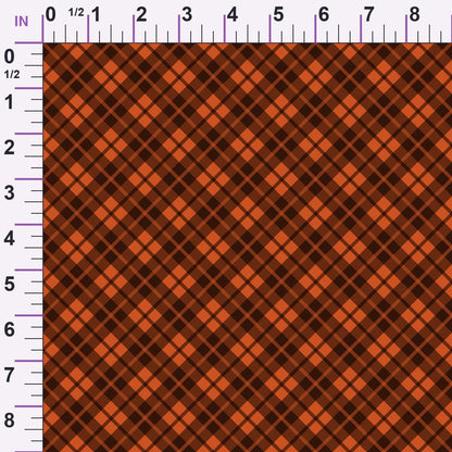 Harvest Tartan Pattern 8 Minky Fabric