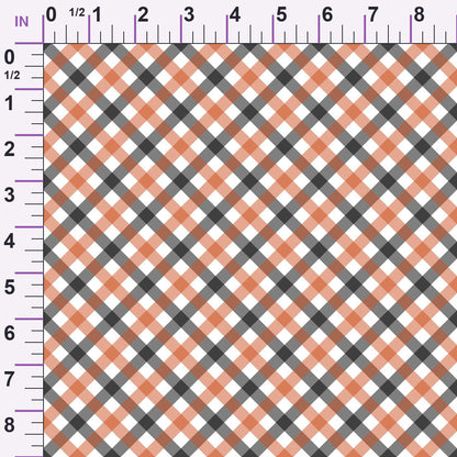 Harvest Tartan Pattern 9 Minky Fabric