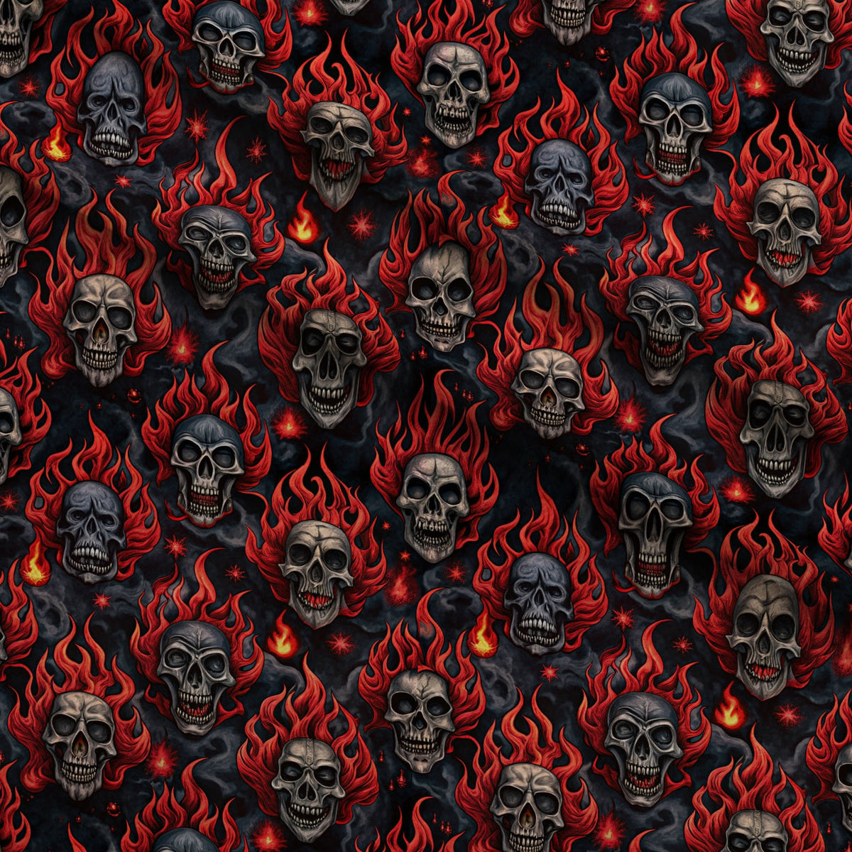 Heavy Metal Pattern 1 Minky Fabric