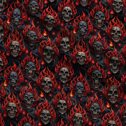 Heavy Metal Pattern 1 Minky Fabric