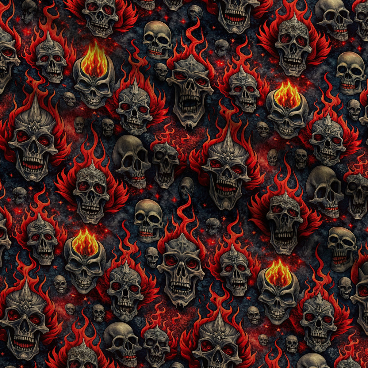 Heavy Metal Pattern 2 Minky Fabric