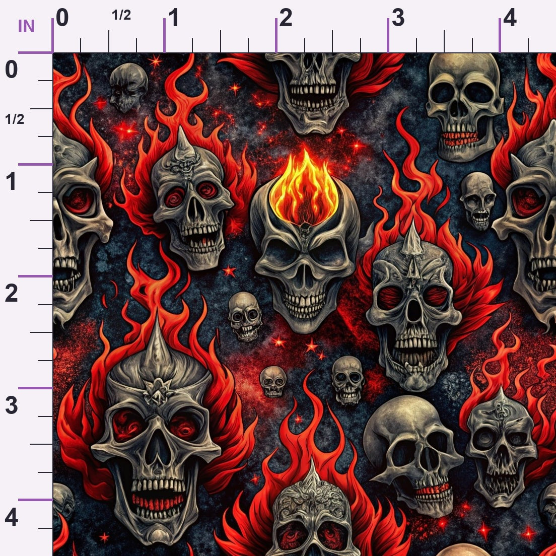 Heavy Metal Pattern 2 Minky Fabric