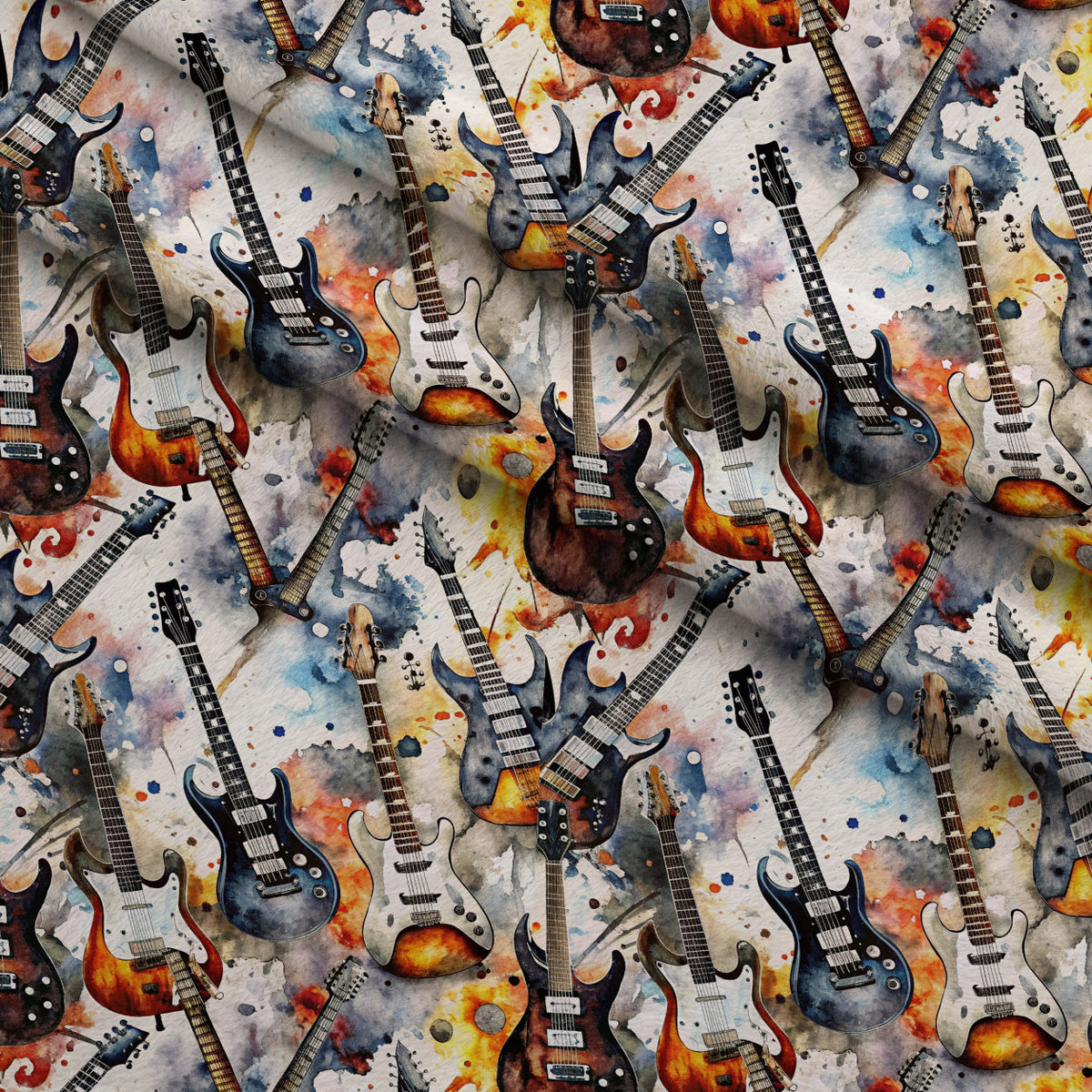 Heavy Metal Pattern 32 Minky Fabric