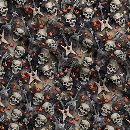 Heavy Metal Pattern 34 Minky Fabric
