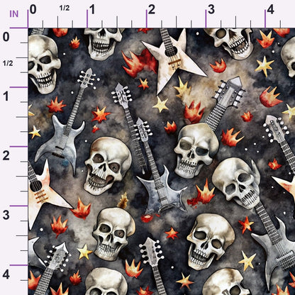 Heavy Metal Pattern 34 Minky Fabric