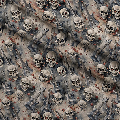 Heavy Metal Pattern 35 Minky Fabric
