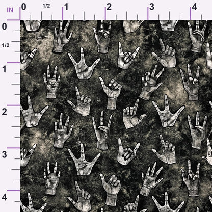 Heavy Metal Pattern 5 Minky Fabric