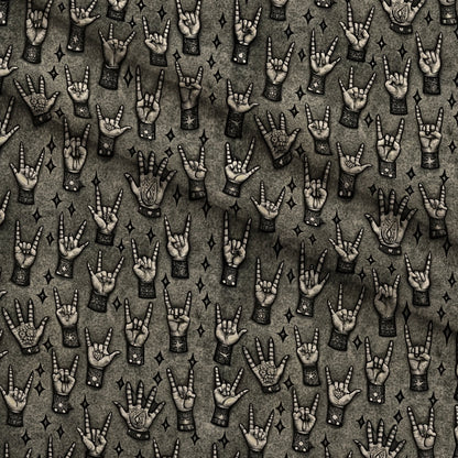 Heavy Metal Pattern 6 Minky Fabric